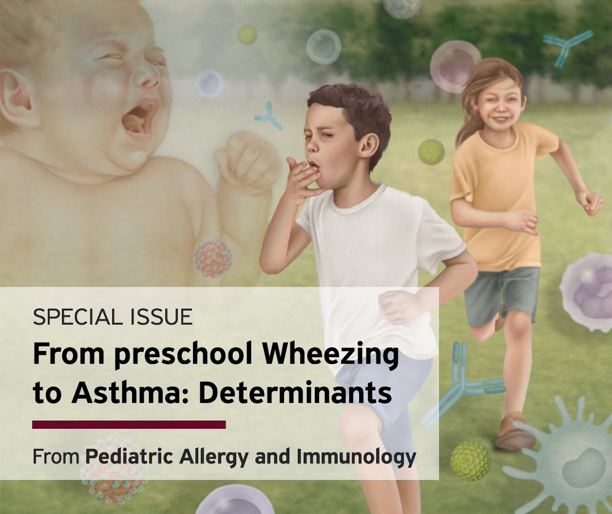 Dear Readers! We are pleased to announce the #VirtualIssue 'From preschool #whezzing to #asthma: determinants'. 
Take a look using the link 🔗 onlinelibrary.wiley.com/doi/toc/10.111…
#Wheeze #preschoolwhezzing #Pai_journal