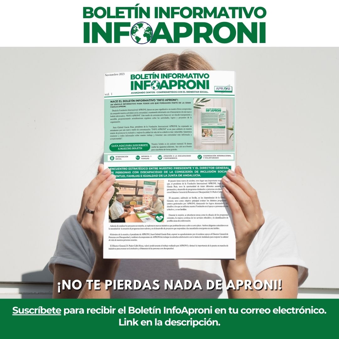 Estamos lanzando nuestro boletín informativo "InfoAproni" de la Fundación Internacional Aproni. 
Si deseas mantenerte al tanto de todas nuestras noticias, ¡suscríbete ahora! 
Sólo tienes que hacer clic en el siguiente enlace:
aproni.org/suscribete-a-n…