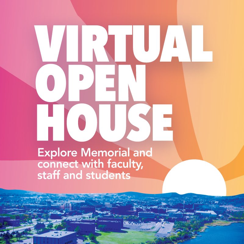 ‼️Attn: Gr 11 & 12 Students‼️ From Nov. 7-9, explore Memorial's St. John's campus from the comfort of your home! Register for free in advance to attend online! @NLESDCA @jens_haven @acms_nanuit @SPS_BlackTickle mun.ca/undergrad/even…