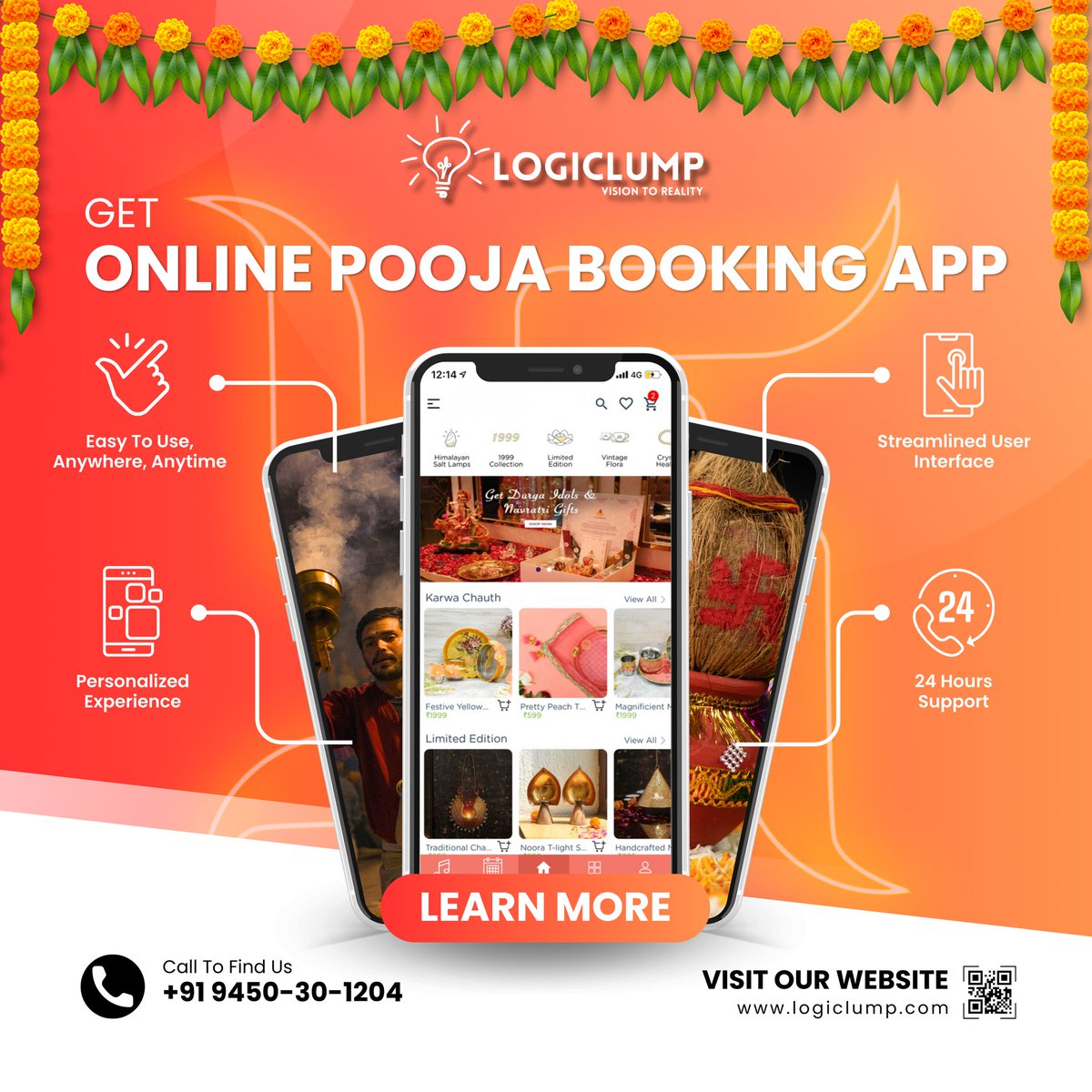logiclump_tech's tweet image. Get Pooja Booking App 

#logiclump #logiclumptechnologies #poojaapp #pooja #worship #reactjs #reactjsdeveloper #reactnative #javascripts #javascriptdevelopers #javascriptdeveloper #javascript #frontendfriday #frontenddeveloper #frontenddev #frontenddevelopment #frontend