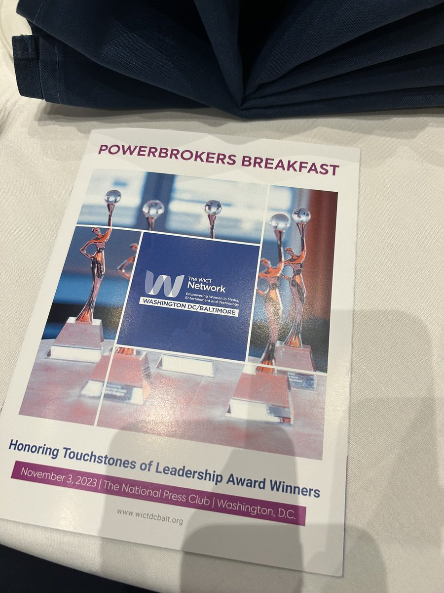 One of my favorite industry events! <a href="/WICTDCBALT/">The WICT Network: DC/Baltimore</a> #powerbrokers
