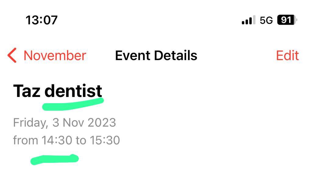 This appointment scheduling may be one of the greatest things that has ever happened to me.