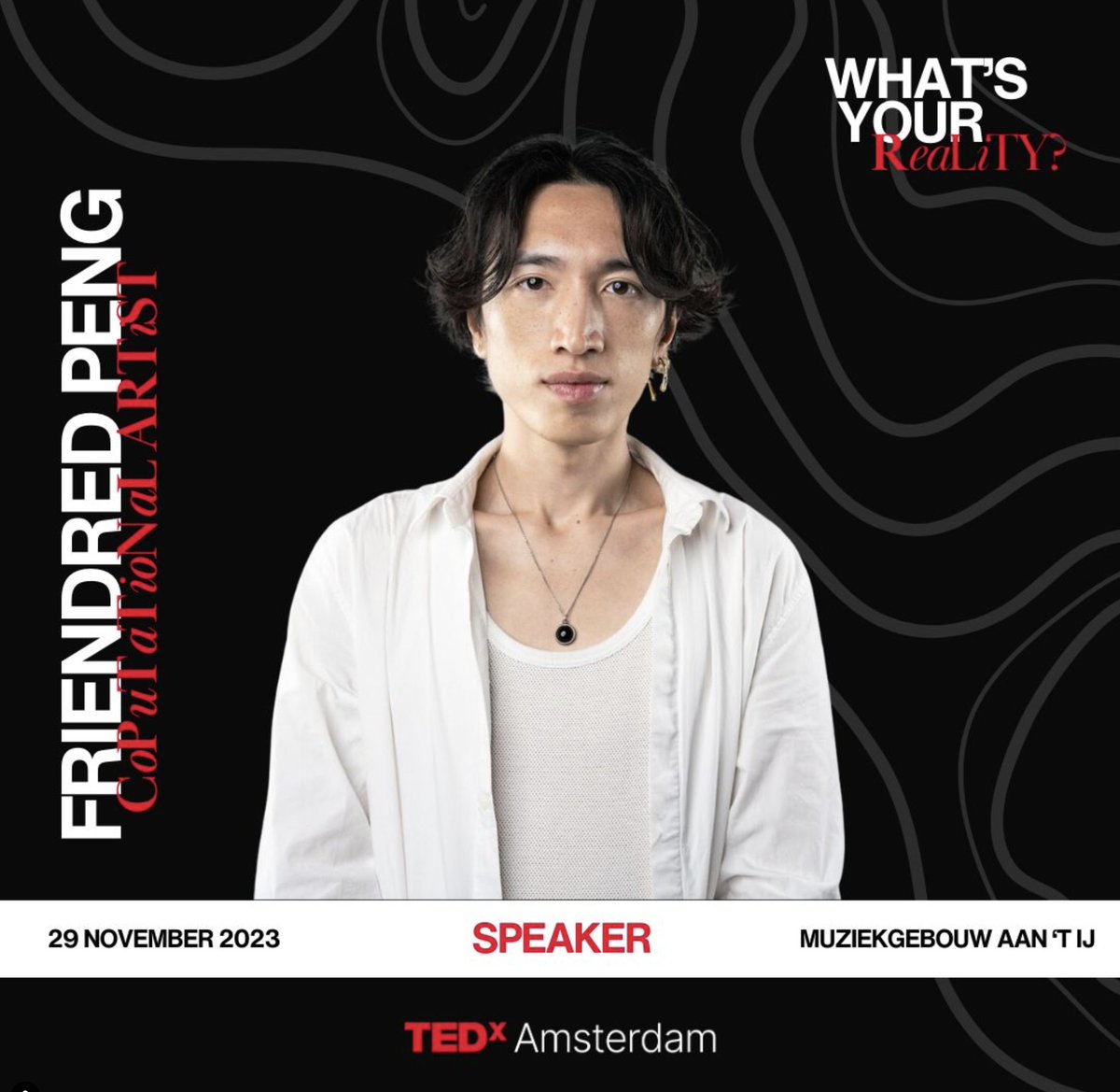 _friendred's tweet image. Thrilled to announce I&apos;ll be speaking at @TEDxAmsterdam, discussing how tech changes art experience. Excited to share ideas at the amazing  Muziekgebouw aan ‘t IJ on 29th. If you&apos;re around, would love to catch up! See you in Amsterdam. ❤️   #TEDxAmsterdam
tedx.amsterdam
