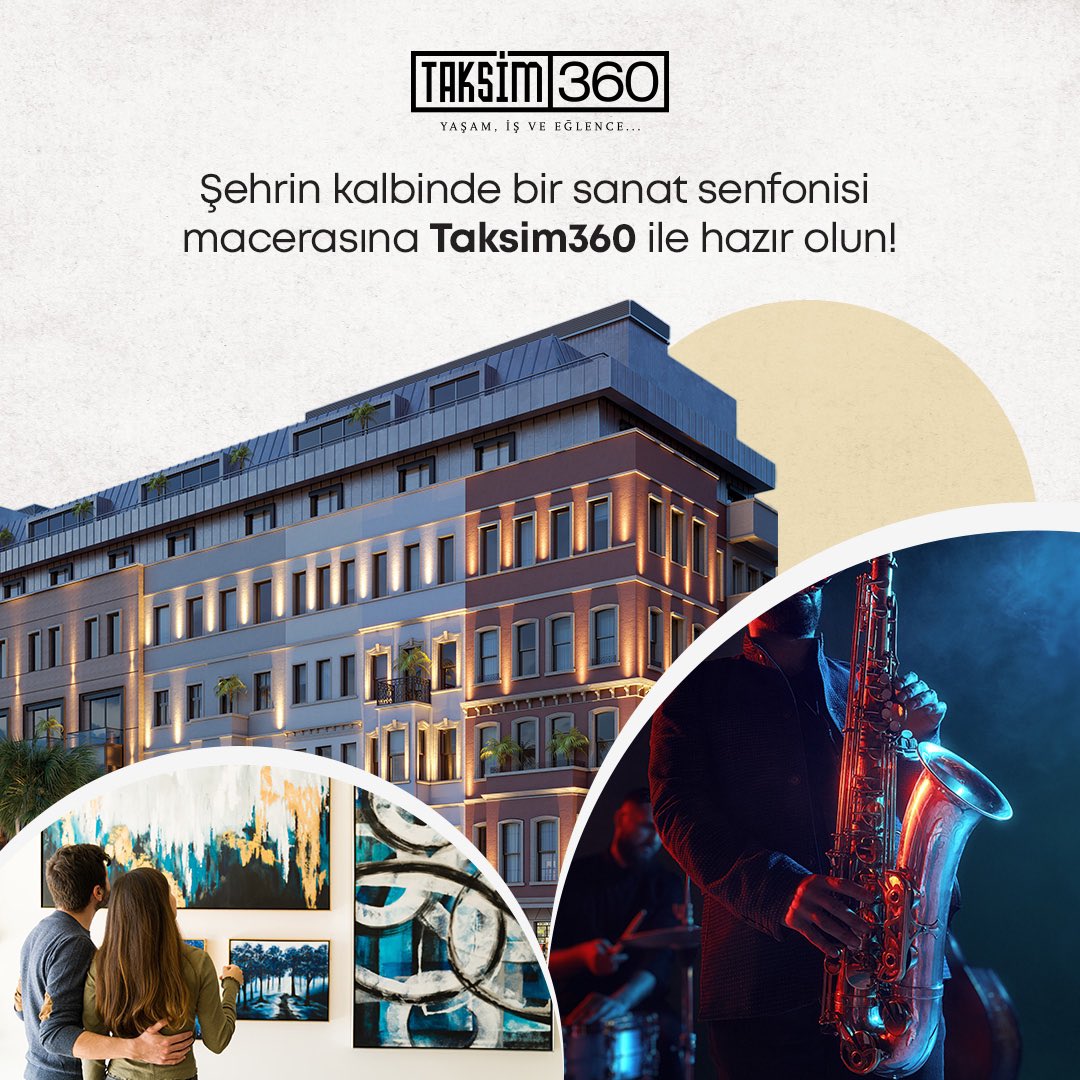 Taksim360’ın konumunun sunduğu ayrıcalıklarla şehrin merkezinde bir sanat senfonisi deneyimi yaşamak için satış ofisimizi ziyaret edebilirsiniz!

#Taksim360