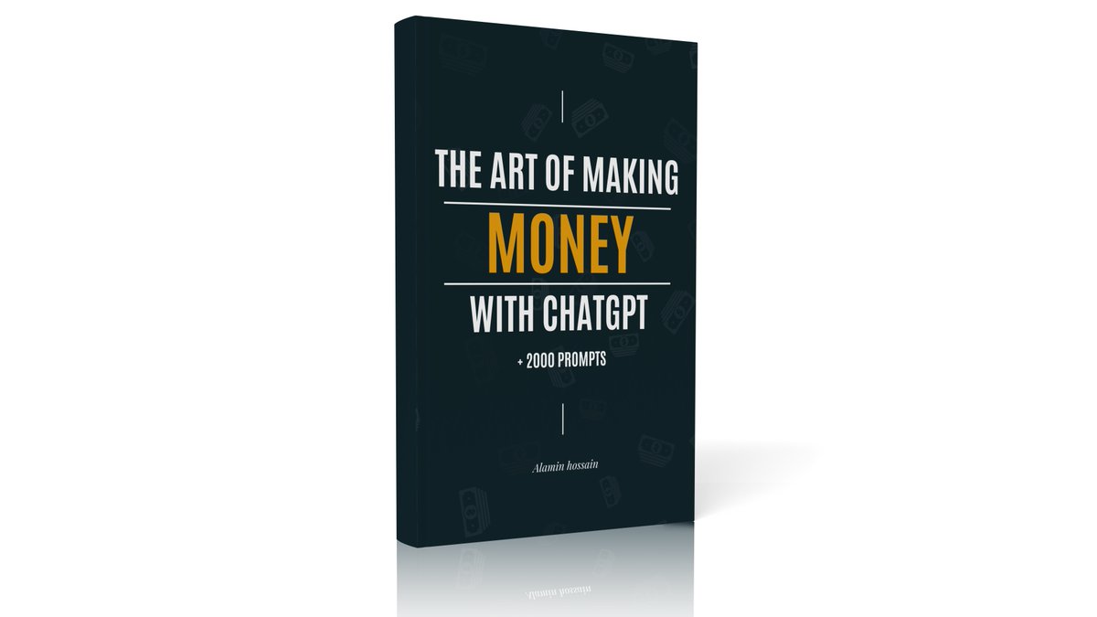 People are making huge money using ChatGPT

That's why I built "The Ultimate Art of Making Money with ChatGPT: 2000+ prompts":

• 2000+ Prompts
• Full Guide

And for 24 hrs, it's 100% FREE!

To get it, just:
1. Like
2. Reply "AI"
3. Follow me (so that I can DM)