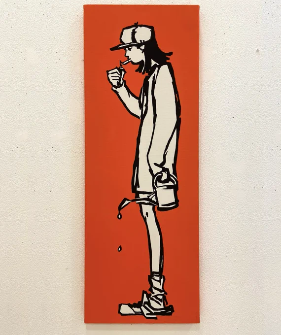 「ADDICTED collection_1」666×242mmAcrylic on canvasADDICTED展示作品 