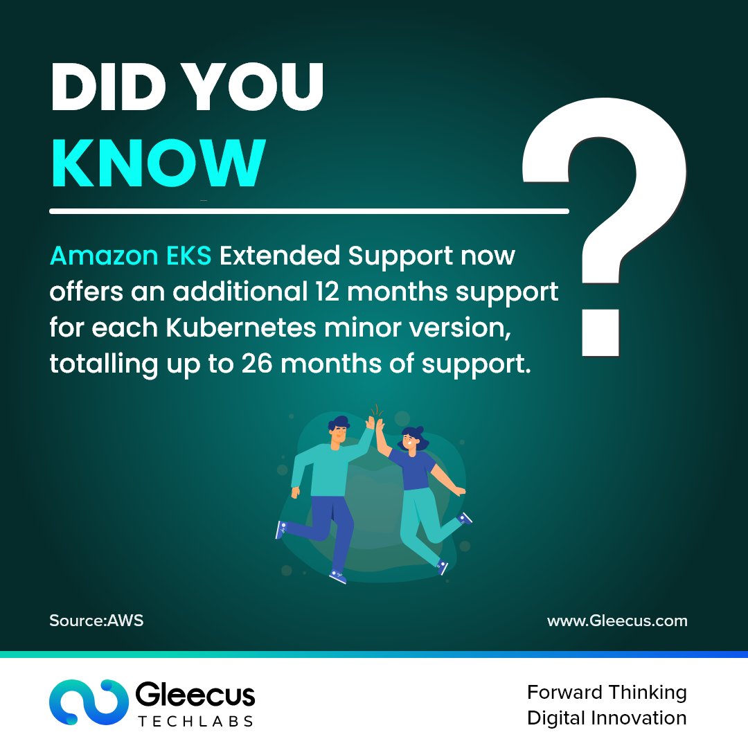 gleecus's tweet image. Amazon Elastic Kubernetes Service (Amazon EKS) is a managed container orchestration service provided by Amazon Web Services (AWS).
#AmazonEKS #ExtendedSupport #Kubernetes #CloudUpdates #TechSupport #AWSUpdates #EKSInnovation #CloudServices #KubernetesSupport