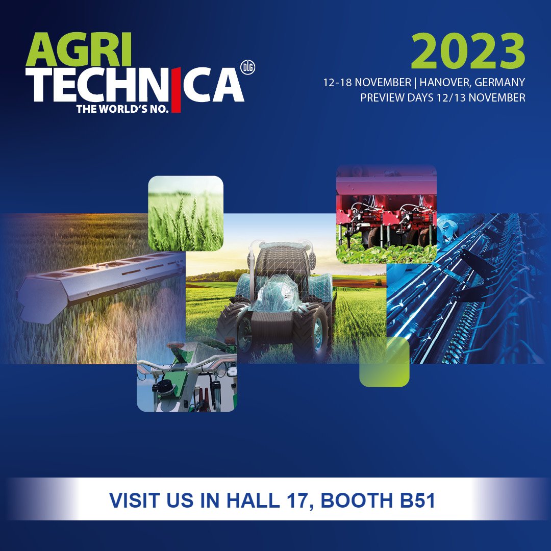 Only a few more days until the global agricultural show of the year. We'll be at @AGRITECHNICA with our colleagues @MetrolSprings representing the diverse component supply we all offer within the @LesjoforsGroup for the #agricultural industry Join us for expert advice.