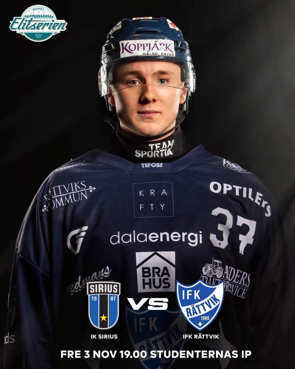 Några timmar kvar till avspark på Studenternas mot IK Sirius! 19.00 drar matchen igång! Här kommer lite färska länkar för den som inte är på plats. På bild Ludde Bjernulf.

Bandypuls, stream:
bandypuls.se/2023-10-19/ik-…

Bandygrytan:
bandygrytan.se/#/live/fx_3161…

#svbandy #ifkrättvik