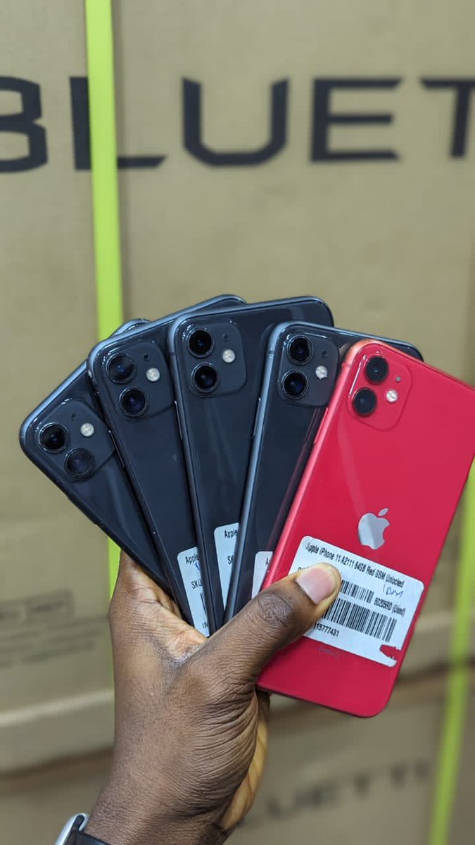 Thegadgetstore8's tweet image. 🇺🇸11 64gb🔥
 @ *285,000✅
5pcs, ✅
Black &amp;amp; RED, ✅
Important Display MESSAGE✅

#Getplugged
#PeaceOfMindOnly
#KleeeAsNew