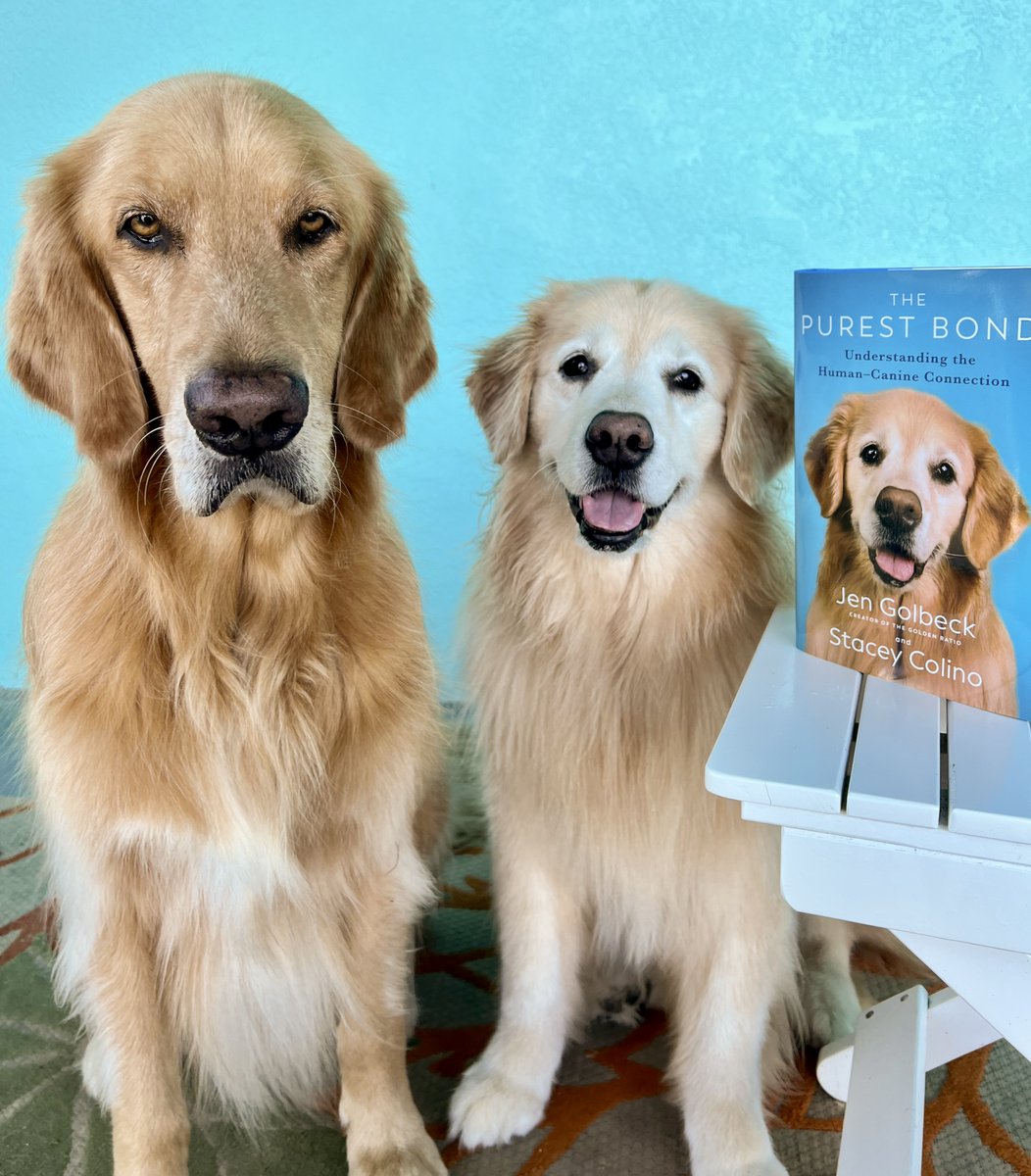 My new book, The Purest Bond, is a joyful look at our lives with dogs. You'll recognize your own experience &amp; learn the science behind it
We're giving away 5 books! Retweet this &amp; tag a friend to be entered to win
Winners announced Nov 6!
(or buy one here amzn.to/3Qk8NMx)
