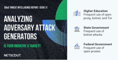 Identify adversary reconnaissance before attacks happen. 🔍

The latest @NETSCOUT DDoS #ThreatIntelligenceReport explores how increased visibility & early detection warnings can help your organization combat emerging #DDoS threats. 

 #NETSCOUTSecurity bit.ly/3SIpggr