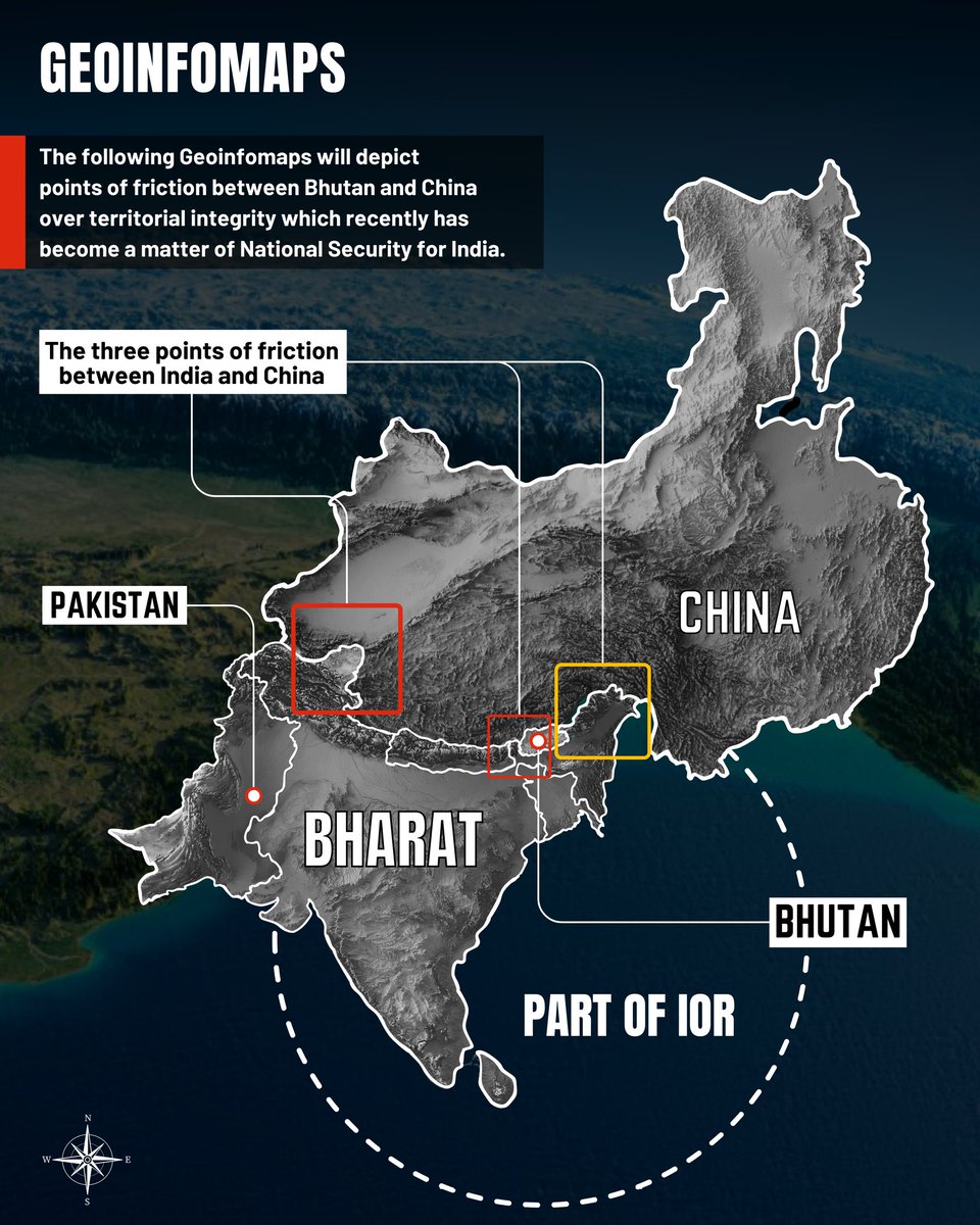 TheGeostrata's tweet photo. #Bhutan and #China recently conducted their 25th round of #boundarytalks in #Beijing, culminating in the signing of the #JointTechnicalTeam (JTT) agreement regarding the #demarcation and delimitation of their shared #border. https://t.co/a8ZhHV9LAN