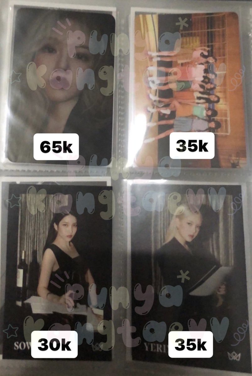 ‼️ want to sell photocard gfriend ‼️

• keep event ✅
• ina only/have ina address
• inc all
• free packing
⭐️ slight/damage
 🙅🏻 not for sensitive buyer
📍 dom palembang 🇮🇩

t. wts jual pc photocard sowon yerin eunha yuju sinb umji gfriend