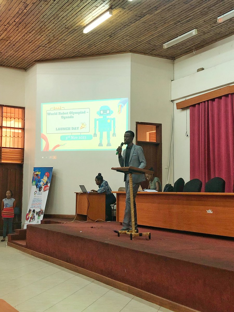 Grateful to be invited to the launch of World Robotics Olympiad, Uganda organised by @mishubs and @creativechildf held at Makerere University’s College of Engineering Design Art and Technology