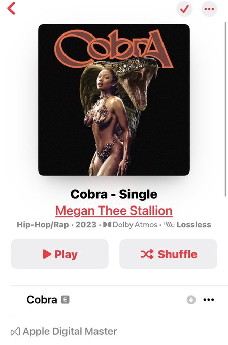 MEG SLID on this and spoke her truth 🔥🔥🔥 #COBRA  #DOWNLOAD Proud of you @theestallion https://t.co/T<a href="/tag/cobra"class="tags">#COBRA</a><a href="/tag/download"class="tags"><span>#download</span></a>