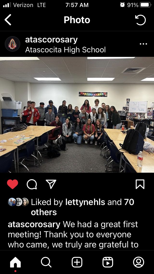 So proud of these students believing in their faith! They started a Rosary Club!!
<a href="/HumbleISD_AHS/">The Atascocita HS</a>