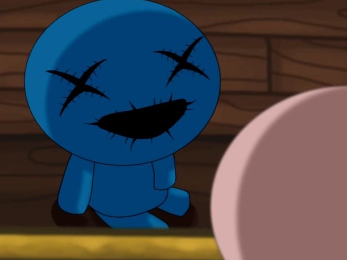 bd1p_'s tweet photo. "So, he escaped through the trapdoor in his room. That’s good, right?"

"Well, not exactly. You see, after he beat the final boss, he fell into his toy chest… and it locked behind him, causing him to suffocate…"

"Becoming Blue Baby!"

"Exactly." https://t.co/6laqSFwUuL