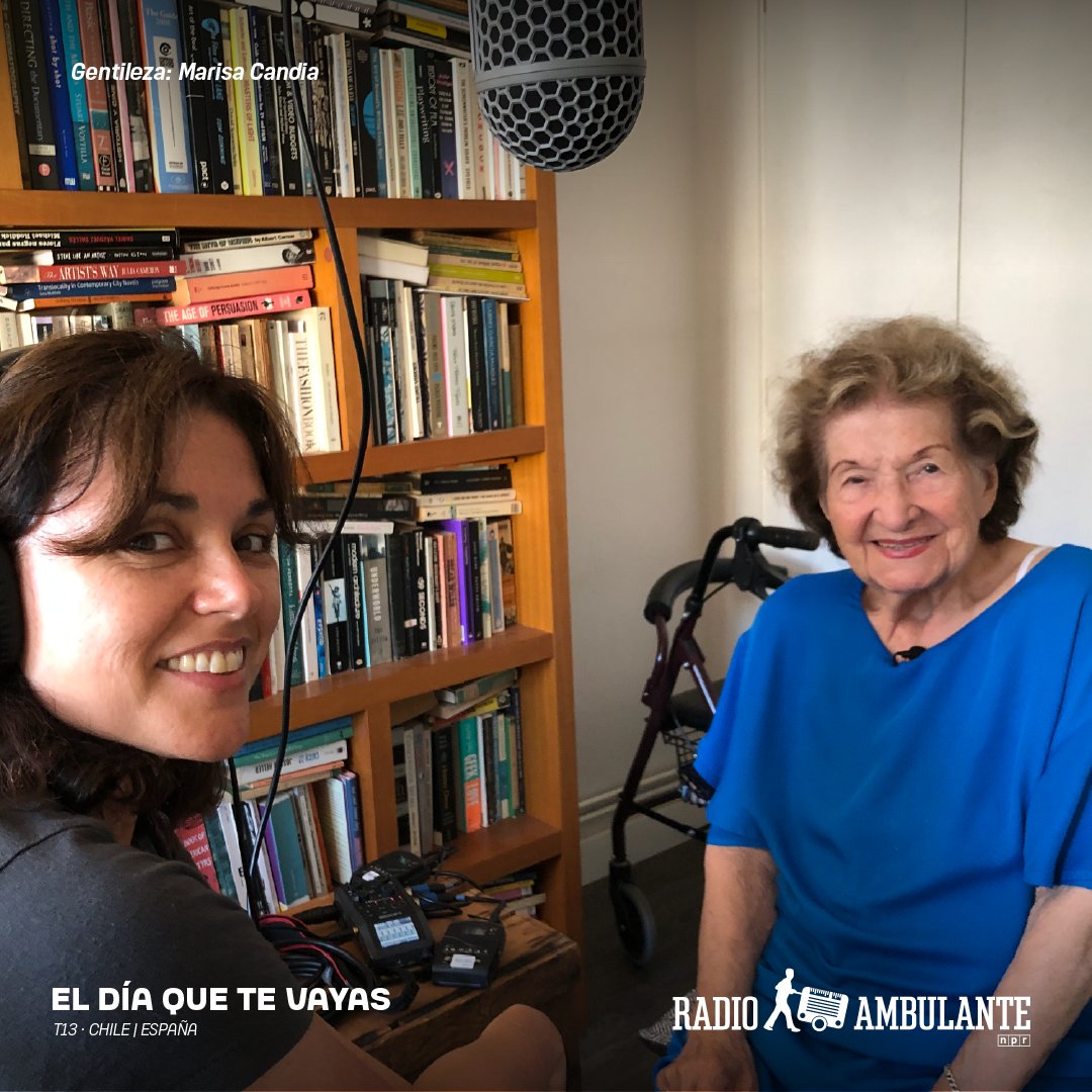 radioambulante's tweet photo. Es domingo y tenemos algo bonito para mostrarte: a Yolanda, la protagonista de "El día que te vayas", de paseo y en entrevista junto a su nieta @marisacandia 💞

https://t.co/JxTjLLsS4X https://t.co/og5g7Kifjd