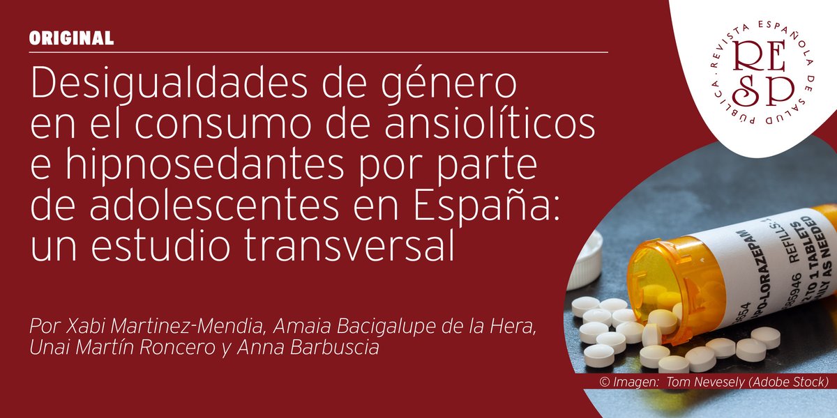 RESaludPublica's tweet photo. 😞 Existen indicios del deterioro en la salud mental de la población, sobre todo en mujeres y adolescentes. Este estudio analiza las desigualdades de género en el consumo de ansiolíticos e hipnosedantes por parte de adolescentes en España en 2021.
🔗 https://t.co/9LYKnwSkSM https://t.co/LlJHXe30Te