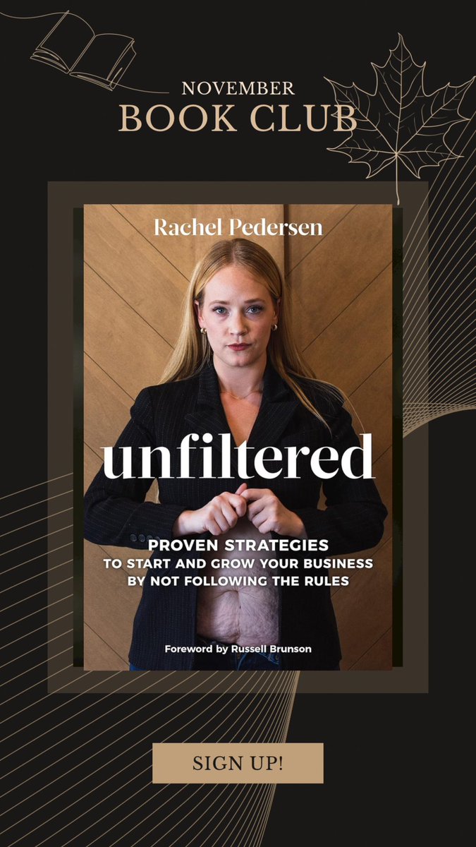 lovekatiefrost's tweet photo. This is the book we’ve chosen for NOVEMBER Book Club! Let me know if you’d like to join! #artistlife #connectin #socialmediamarketing #noBS https://t.co/QTREHCu2Uv