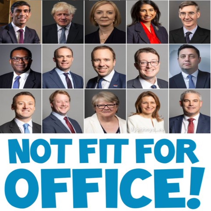 Britain_People's tweet photo. 🔴TORIES: LOOTING BRITAIN

▪️Dido Harding GIVEN £37bn for Test &amp; Trace scheme that didn't work - it was the worst in Europe 

▪️INVESTIGATION BANNED of £14.9bn PPE fraud

The TORIES are looting our country.

#ToriesOut https://t.co/lK0Hd48P2V