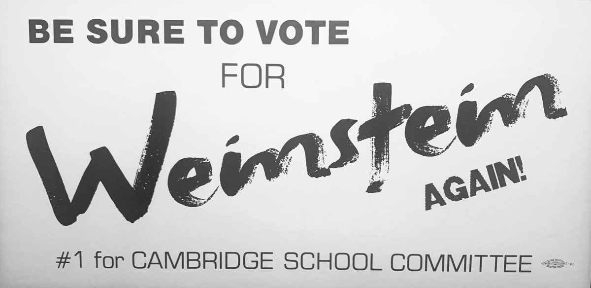 Today - until Noon - is your last chance to #voteearly at the main library, Valente branch, or Fresh Pond water building! About the #throwback image: Dad had handwritten 🪧 My signs honor him, and Alice Wolf’s red and white signs.  #election2023 #cambridgema #reelectrachel