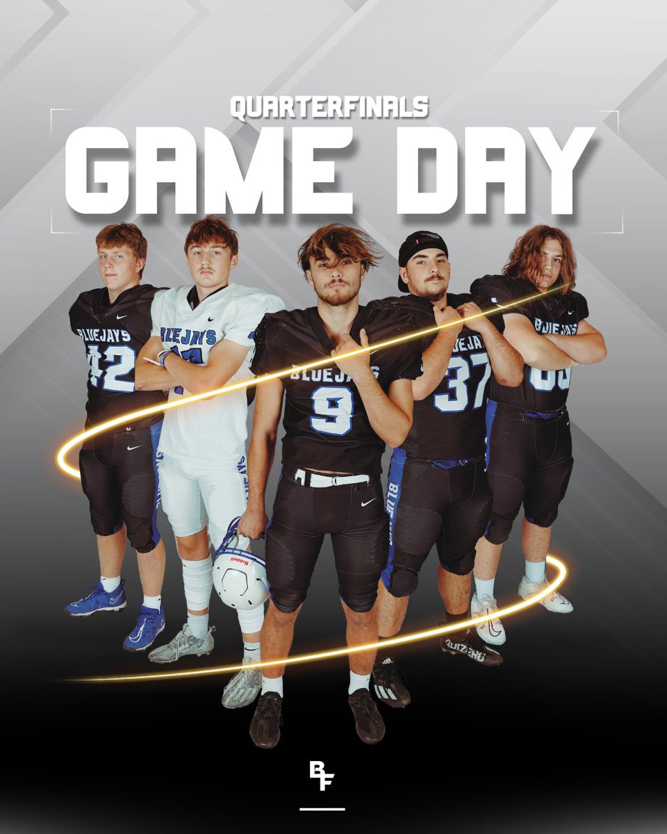🏈 Bluejays at Glenwood Rams (Quarterfinals)
📍 Glenwood, IA
⏰ 7:00 PM
🎟️ iahsaa.org/tickets/
📺 bit.ly/3QJF3tV