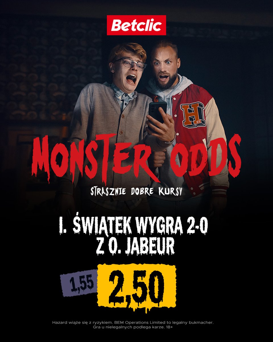 BetclicPolska's tweet photo. 𝗕𝗢𝗢𝗦𝗧 na Igę! 🚀🚀
✅ Świątek wygra 2:0 z Jabeur
Teraz 2⃣,5⃣0⃣ dla najszybszych graczy!
Zagraj tutaj 👉https://t.co/YTu4NIXKzu
#MonsterOdds https://t.co/FrgBmCykiK