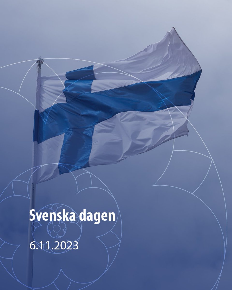 valtioneuvosto's tweet photo. Glad svenska dagen! 🇫🇮

Svenska dagen firas för att uppmärksamma svenskan som ett av Finlands två nationalspråk.

Tänään juhlimme kaksikielistä Suomea ja Suomen ruotsinkielistä kulttuuria. https://t.co/QmhbXkfXRq