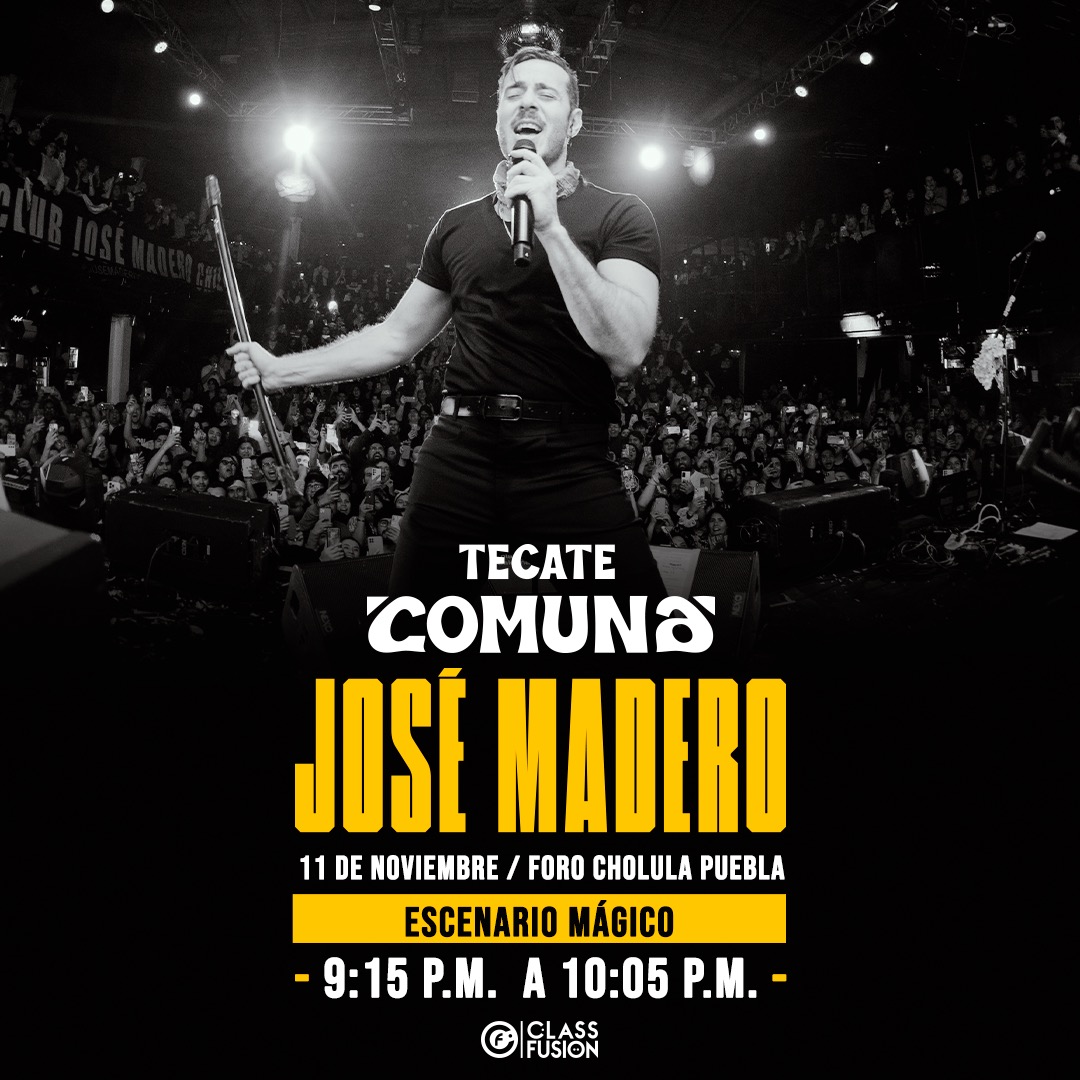 🎉Tecate comuna
🗓️11 de noviembre 
📍#ForoCholula
@JoséMadero
🎪#EscenarioMágico
⌛Hora: 9:15 a 10:05pm
<a href="/ClassFusion/">Gleidson</a>
#JoséMadero
#ClassFusion
<a href="/bachapromotora/">bacha promotora</a>
#Bachapromotora