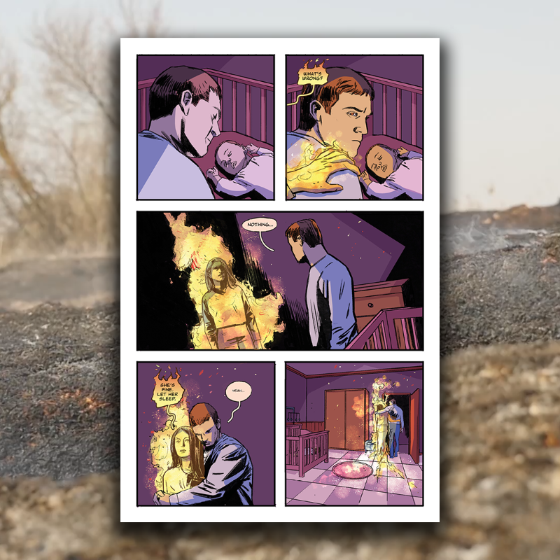boomstudios's tweet photo. Here's your first look of 𝙎𝙇𝙊𝙒 𝘽𝙐𝙍𝙉 #2, the sizzling crime story from writer @olliemasters, artist @PierL_Minotti, colorist @AlexSant88, and letterer @HassanOE! FOC'ing THIS WEEKEND and blazing into comic book shops November 29th!

DIAMOND CODE: SEP230099