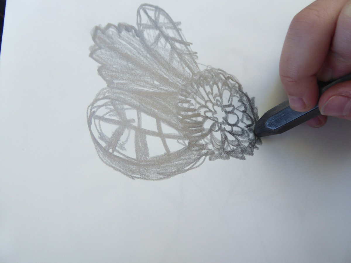 cochyn60's tweet image. Lovely to be back at the nature reserve today drawing @hirstwoodrg with 60 young artists from year 4 @spsprimary preparing for their #rainforest project #graphite #continuouslinedrawing