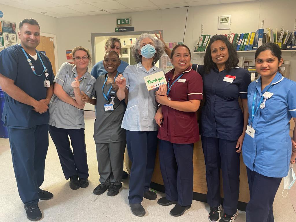 Well done Costa for all your hard work and dedication…finishing your RNDA placement…RN Loading…..Team AAU@BrendaDeocampo @CletNb @ImperialPeople @ImperialNHS #MakeADifference #nursingstudent #nurse #NHS