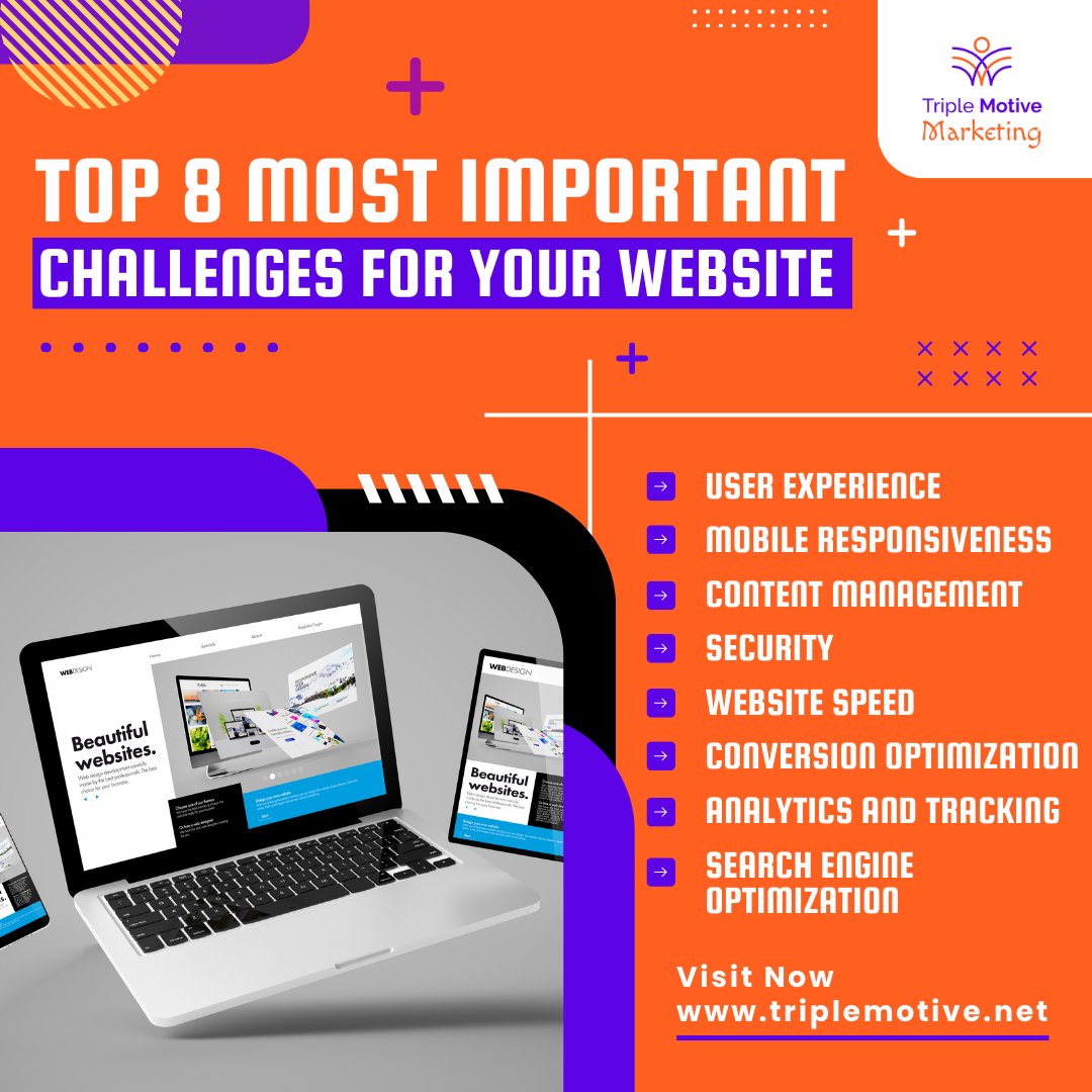 peakwavemktg's tweet image. Top 8 Most Important Challenges For Your Website
#triplemotivemarketing #landingpage #webdevelop #webdevelopment #evergreenchamber #websiteissues #websitedevelopment #userexperience #webdesignagency #websitespeed