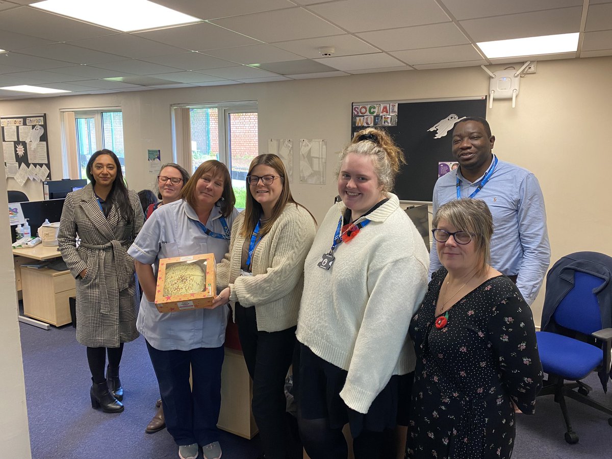 Christine Bracken (@cbrackennhs) on Twitter photo Thank you to our Head of Operations for the cake. Improved our NHS staff survey results.
Cake always helps! ๐ฅณ๐ <a href="/GMMH_NHS/">Greater Manchester Mental Health</a> <a href="/DrEmmJay/">Dr MJ</a> <a href="/SalfordGMMH/">salfordGMMH</a> <a href="/JosphatGithaig6/">Josphat Githaiga</a> Thank you to our Head of Operations for the cake. Improved our NHS staff survey results.
Cake always helps! ๐ฅณ๐ <a href="/GMMH_NHS/">Greater Manchester Mental Health</a> <a href="/DrEmmJay/">Dr MJ</a> <a href="/SalfordGMMH/">salfordGMMH</a> <a href="/JosphatGithaig6/">Josphat Githaiga</a>
