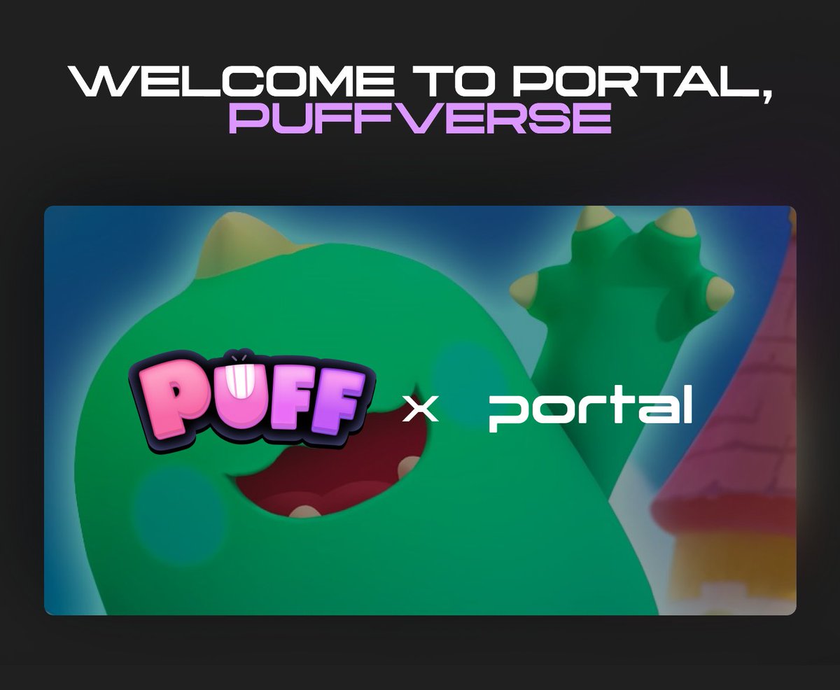 Portalcoin's tweet image. All worlds are accessible via Portal.

With 180+ titles in the ecosystem, Portal is showcasing all of Web3 gaming. The latest is Puffverse, a dreamland metaverse built on @BNBCHAIN - welcome, @Puffverse 🤝.