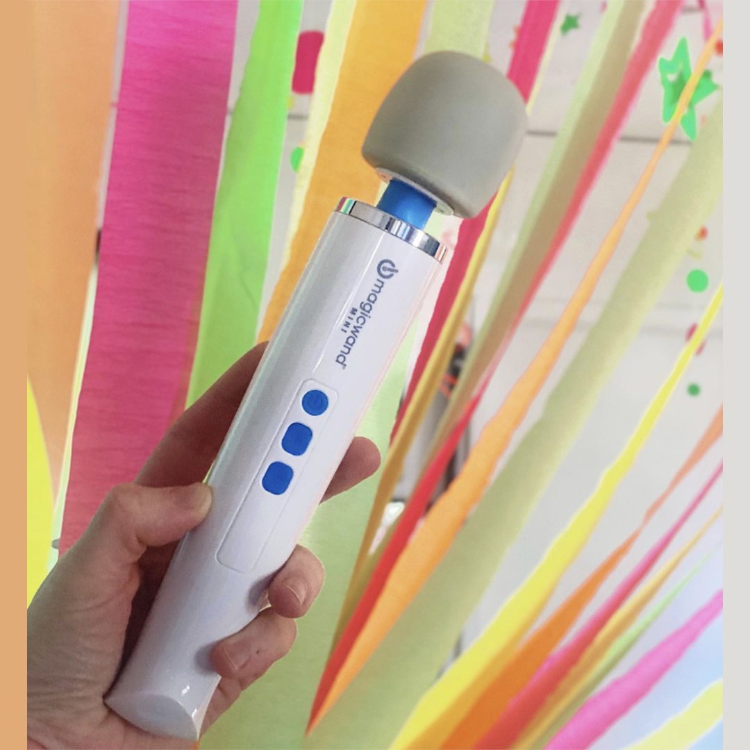 Vibratex's tweet photo. Accurate depiction of all the big feelings we get from our #magicwandmini 🧡💛💚
📸 via @bedroombesties on Insta
#truemagicwand #vibratex https://t.co/OPs2ouxXua