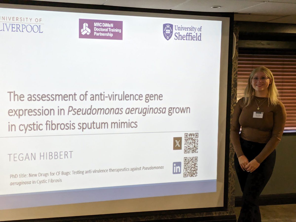 teganhibbert's tweet photo. Today I presented my work on the longitudinal changes of P. aeruginosa virulence gene expression in CF relevant conditions at the @NEPGconference A great first experience in presenting my work and some great talks from so many EYCR’s! 🦠 🧫 🫁 https://t.co/dPxQz5XD3F