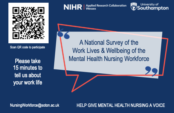 Naomi_Klepacz's tweet photo. If you are a nurse working in mental health in the UK,  please tell us about your work life by participating in this national survey.  Understanding the reality of the job is key to growing the workforce and holding on to talented nurses. Link:https://t.co/Ff7G4HMBWI
@JaneEBall https://t.co/vtEWDxQqc0