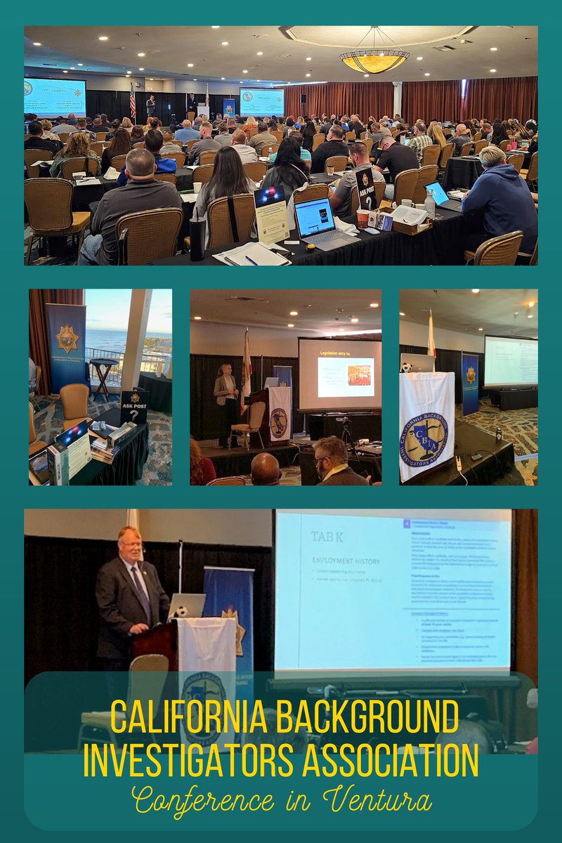 Selections Standards Program Manager Melani Singley, and Law Enforcement Consultants Mark Flores and Jeff Dunn recently presented at the annual California Background Investigators Association conference in Ventura, which had more than 150 investigators from across California.