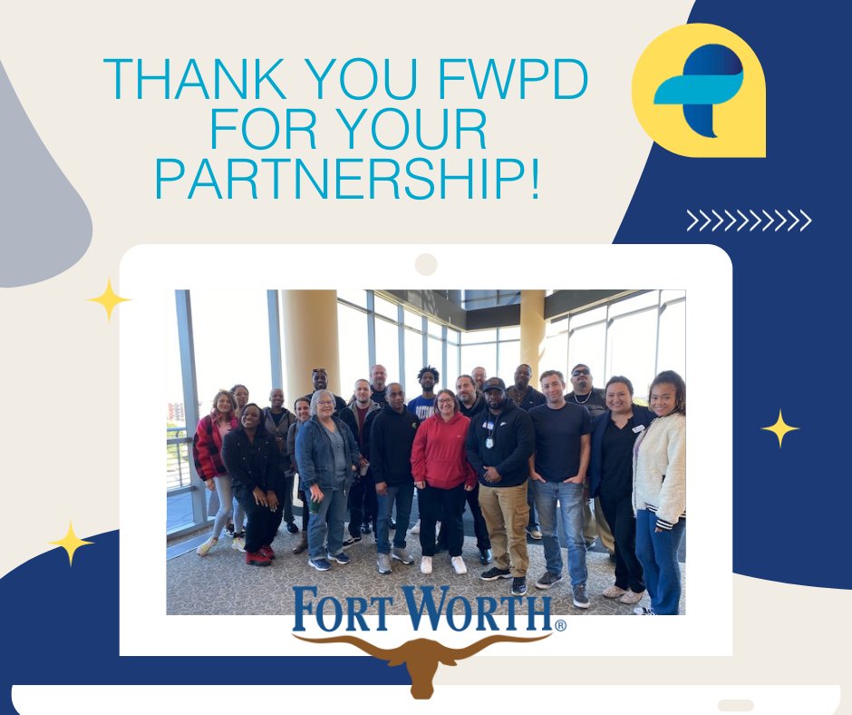 Thank you to the Fort Worth Police Department for facilitating our Second Chance Group Mentoring event this month. We are grateful for this partnership! #PathfindersTC #Pathways2Success #MakingADifference