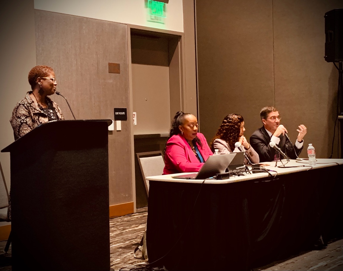 Empowering morning discussing equity at #ACSALeadershipSymposium! Panelists, Dr. Shawna Dinkins, Dr. Kimberly Hendricks Brown, and Josh Schultz shared invaluable insights on putting Black students at the core of our equity initiatives. #EquityInEducation 📚✊