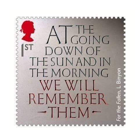 We Will Remember Them.