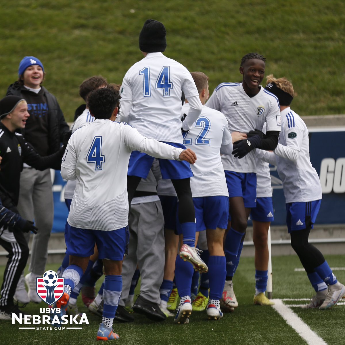 NEBStateSoccer's tweet photo. Winning feels even better when it means you and your besties are #NEStateCup Champs 🤩

📸 https://t.co/3TTzqqmwCc

#representNE #usyouthsoccer @usyouthsoccer #nsscommunity https://t.co/uiDpgVclmu