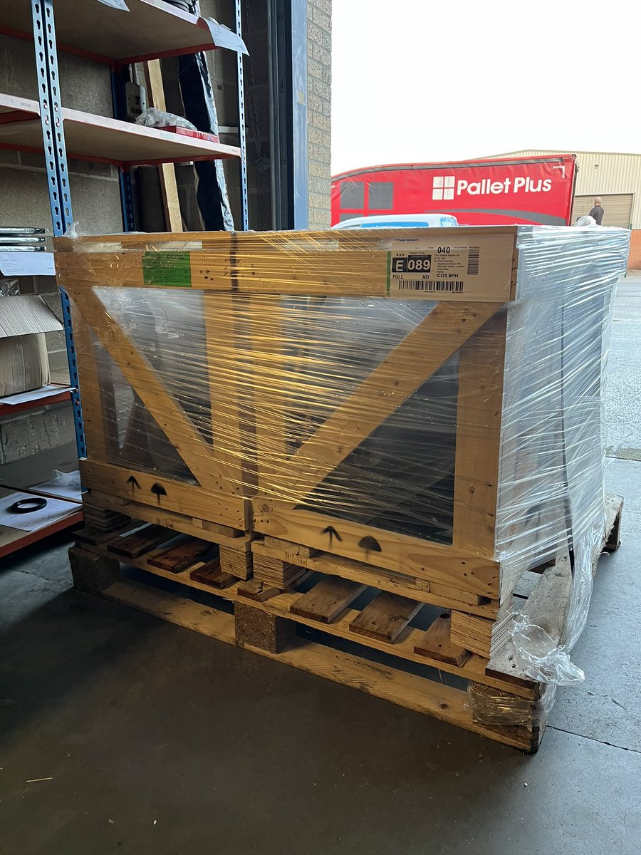 Do we supply motors? We sure do, and below are 2 45kw Tec motors ready to leave our Colchester depot.