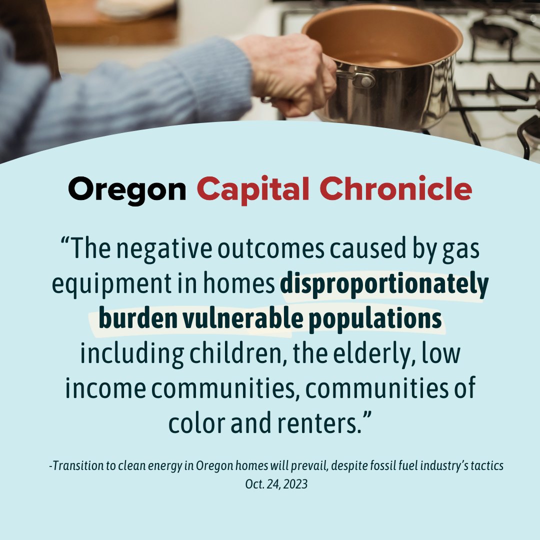 To protect our public health and climate health, we must transition off dirty, dangerous methane gas. Communities across Oregon are stepping up and holding fossil fuel companies accountable. #orpol #orleg #ORClimateAction oregoncapitalchronicle.com/2023/10/24/tra…