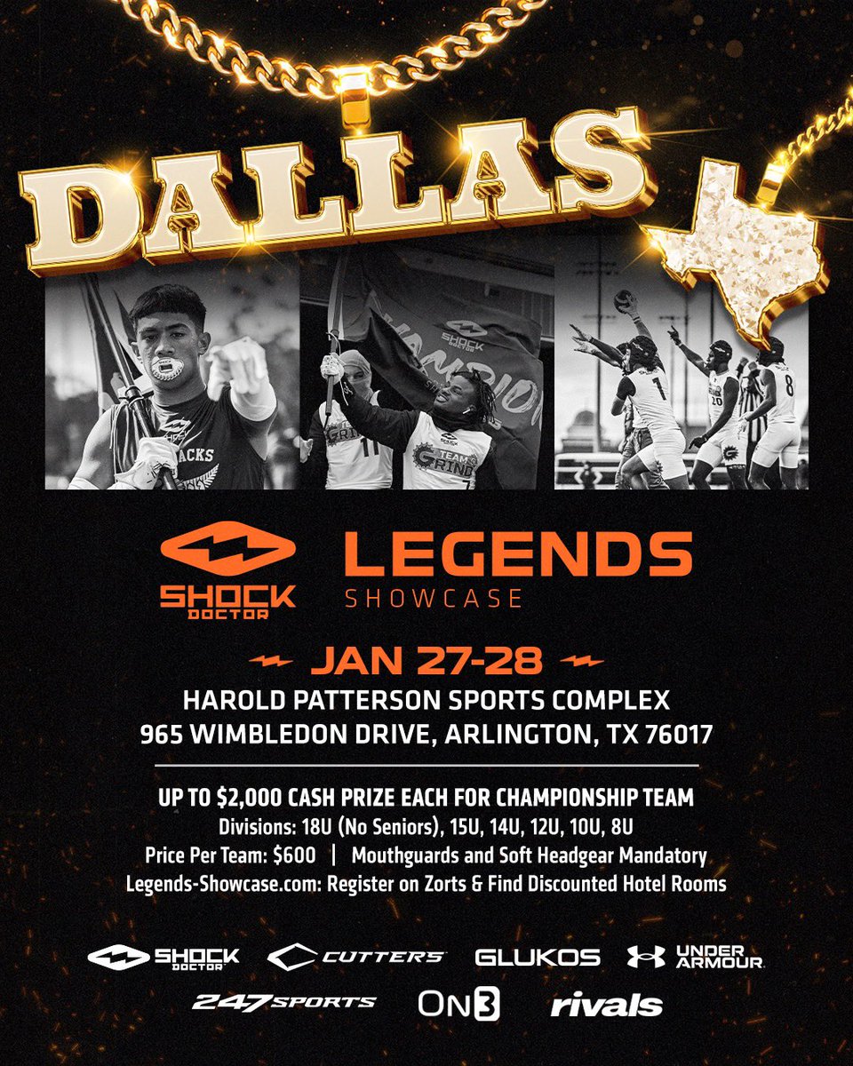 Registration is finally open‼️🫡 we sold out last year in Dallas so get in while you can 🤫 zortssports.com/join/tournamen…