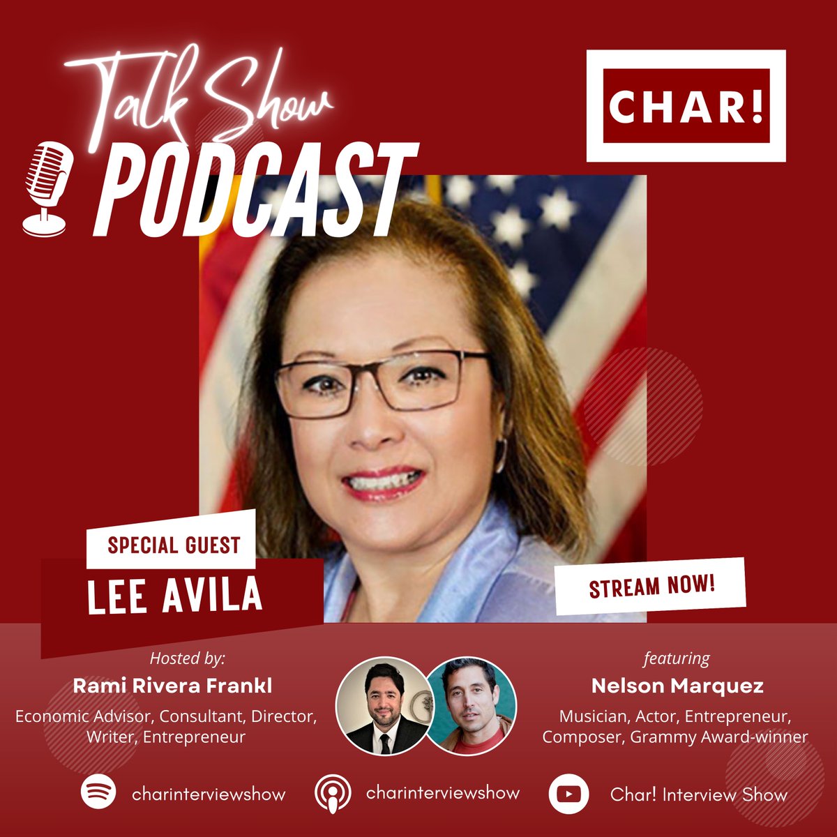 🎧 Dive into inspiration with our latest podcast episode featuring Lee Avila! 🌟 Stream now and be motivated by her journey. Youtube: bit.ly/3QnDfoN Spotify: spoti.fi/40k0wg2 Apple Podcast: apple.co/3FKlsU5 #CharPodcast #LeeAvila #InspiringStories
