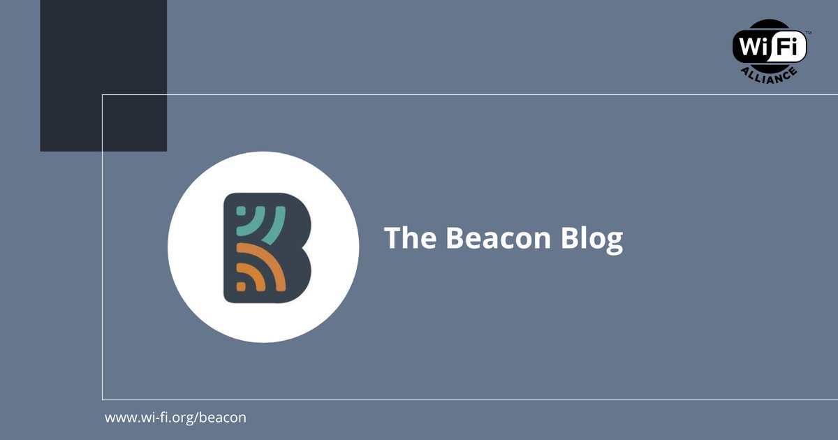 WiFiAlliance's tweet image. Are you caught up on #TheBeaconBlog? Learn more about the future of the #6GHz band, how #WiFi6E is driving enterprise connectivity forward, #WiFi’s role in sustainability, and other Wi-Fi-related news: bit.ly/3vAcF1k
